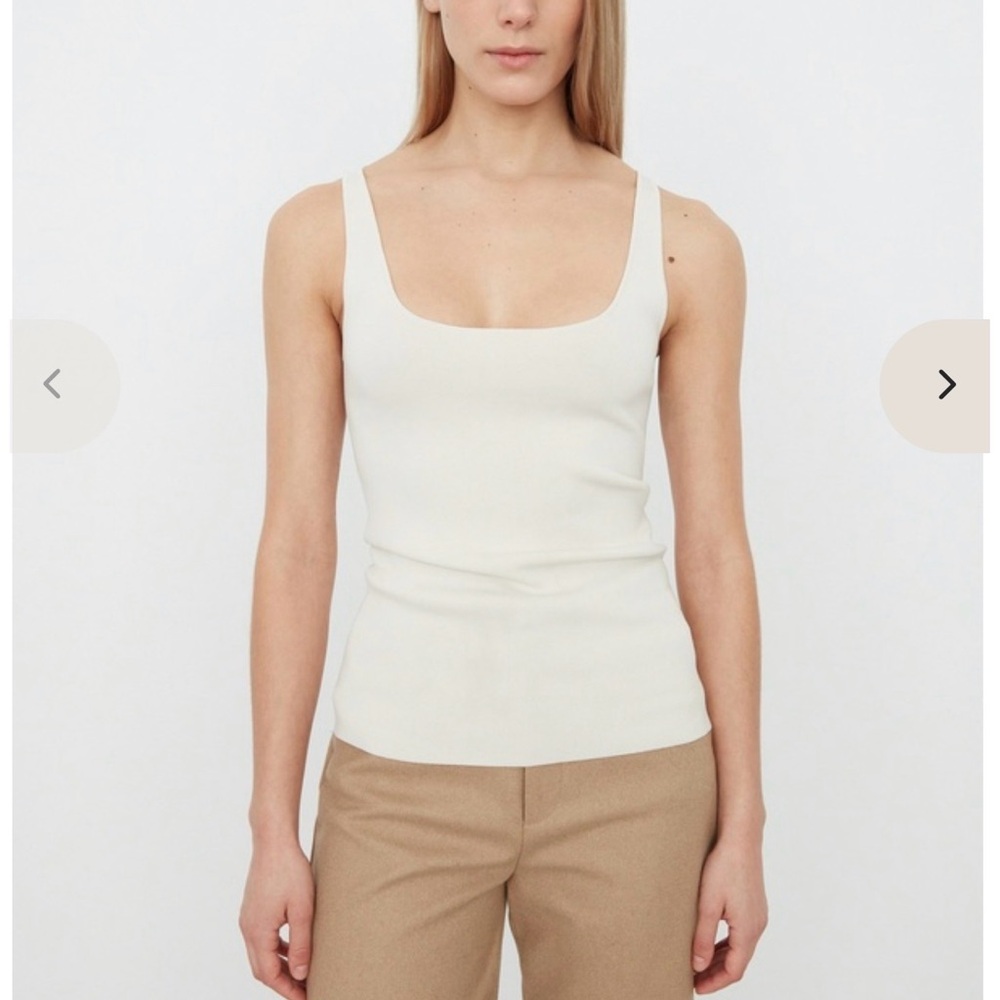 Toteme Urda Off-White Tank Top L